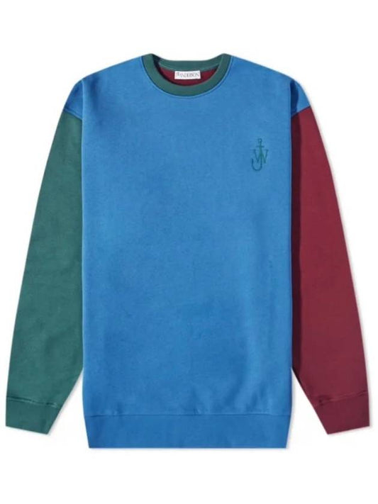 Colour Block Sweatshirt Blue - JW ANDERSON - BALAAN 2