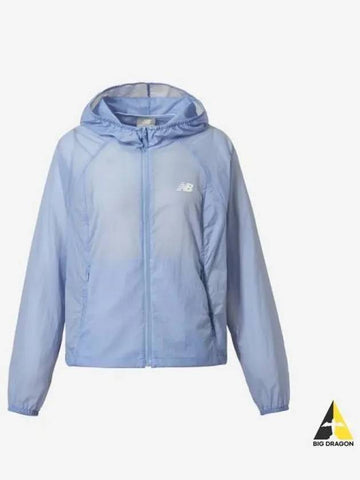 Women s Ultralight Ripstop Woven Windbreaker 51 LightBlue - NEW BALANCE - BALAAN 1