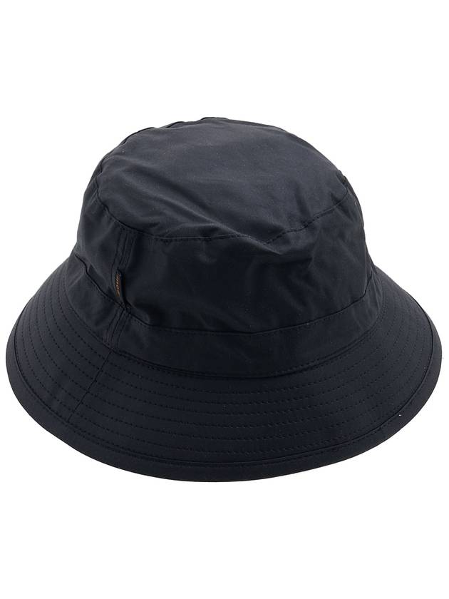 Wax Logo Bucket Hat Black - BARBOUR - BALAAN 4