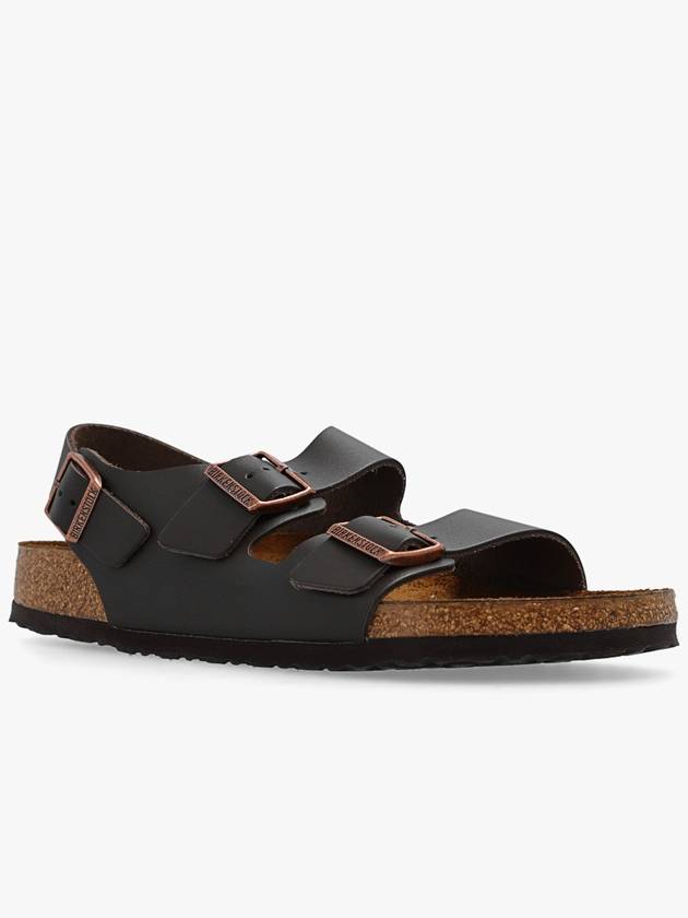 Birkenstock ‘Milano BS’ Sandals, Men's, Brown - BIRKENSTOCK - BALAAN 4