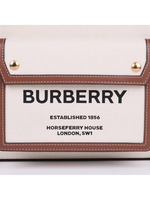 Canvas logo small pocket cross bag - BURBERRY - BALAAN 2