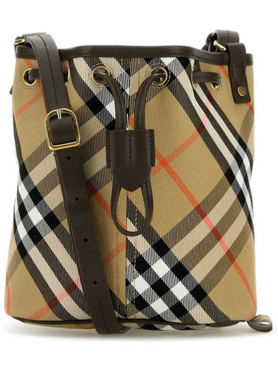 Check Bucket Bag Beige - BURBERRY - BALAAN 2