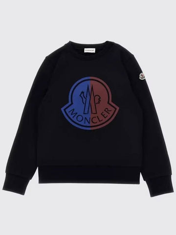 Kids Logo Sweatshirt Navy 8G00022899PS 778 - MONCLER - BALAAN 1