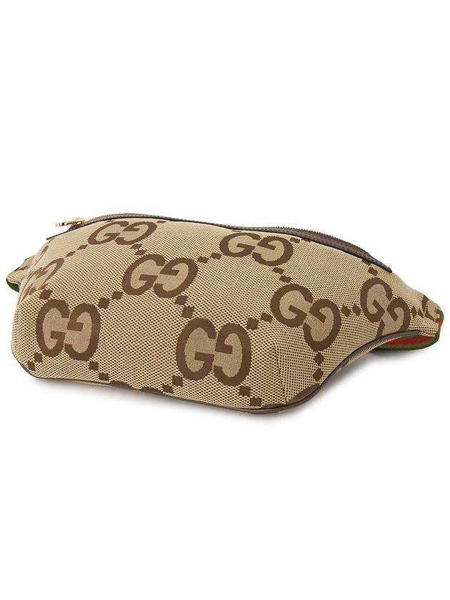 Jumbo GG Canvas Belt Bag Brown - GUCCI - BALAAN 5