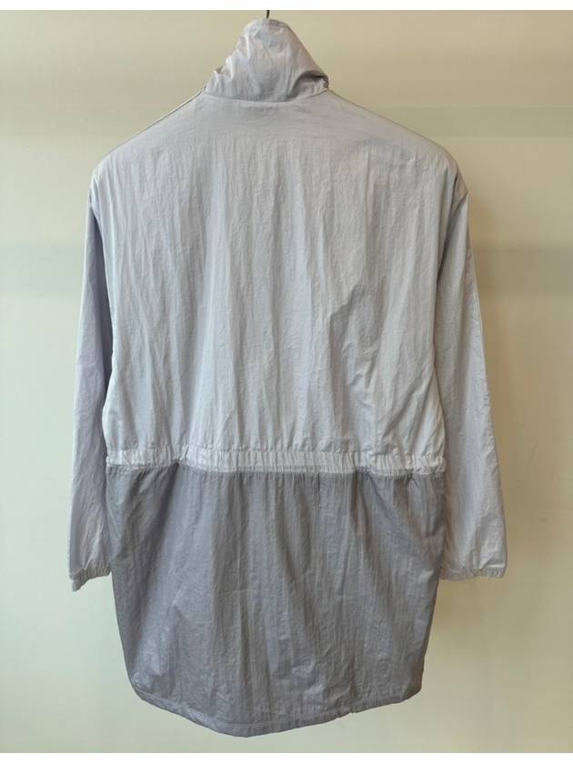 Long Sleeve Windbreaker Short Dress Grey - ADIDAS - BALAAN 9