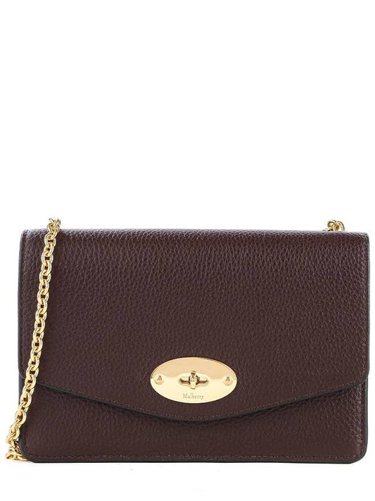 Darley Small Classic Chain Shoulder Bag Brown - MULBERRY - BALAAN 2