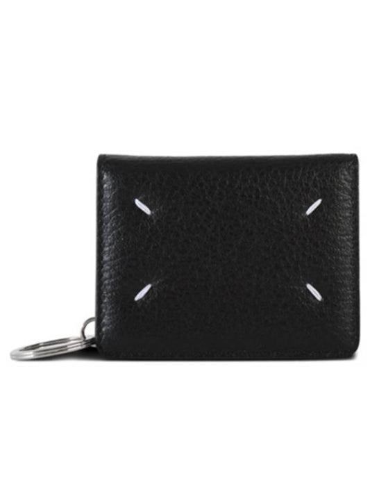 4 Stitch Keyring Card Wallet Black - MAISON MARGIELA - BALAAN 2