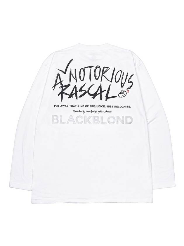 BBD Rascal Long T Shirt White - BLACKBLOND - BALAAN 2