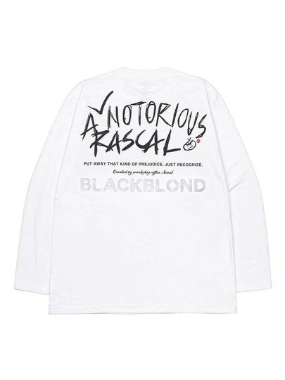 Rascal Long Sleeve T-Shirt White - BLACKBLOND - BALAAN 2