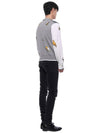 Diagonal Fun Mix Bird Bee Knit Top Grey - THOM BROWNE - BALAAN 7