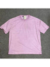 24SS overfit short sleeve tshirt washed pink - TEN C - BALAAN 1