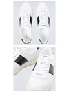 220J1261T TAP001 C1902 Bannister Logo Leather Sneakers White Black Men’s Shoes TJ - TOM FORD - BALAAN 5