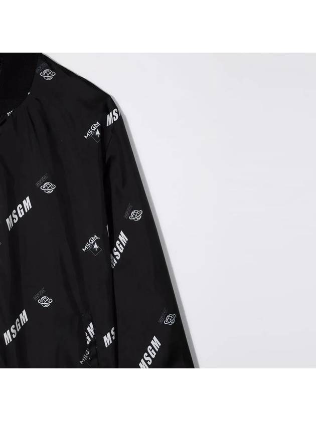 Kids All Over Logo Bomber Jacket MS028868 110 - MSGM - BALAAN 4