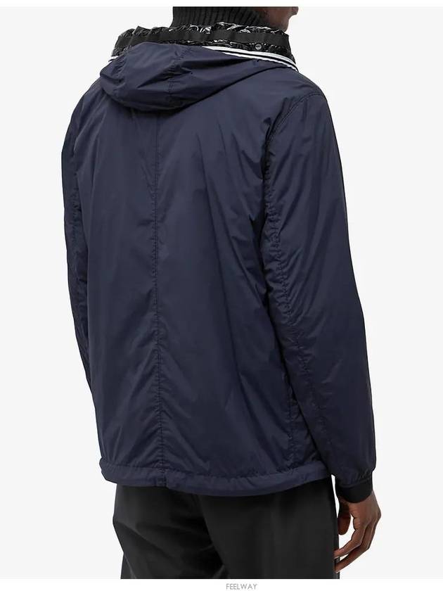 Wappen Patch Skin Touch Nylon Hooded Jacket Navy - STONE ISLAND - BALAAN 5