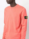 Wappen Patch Crew Neck Knit Top Orange - STONE ISLAND - BALAAN 3