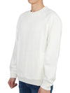 Men's Garment Dyed Crew Neck Sweatshirt White - TEN C - BALAAN 3