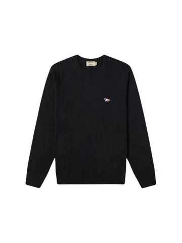 Tricolor Fox Knit Black Men 202681 - MAISON KITSUNE - BALAAN 1