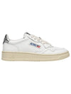 Medalist Silver Tab Low Top Sneakers White - AUTRY - BALAAN 2