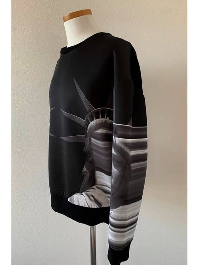 Statue of Liberty Print Sweatshirt M - NEIL BARRETT - BALAAN 2