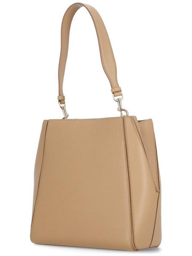 Logo Leather Bucket Bag Tiramisu - TORY BURCH - BALAAN 6