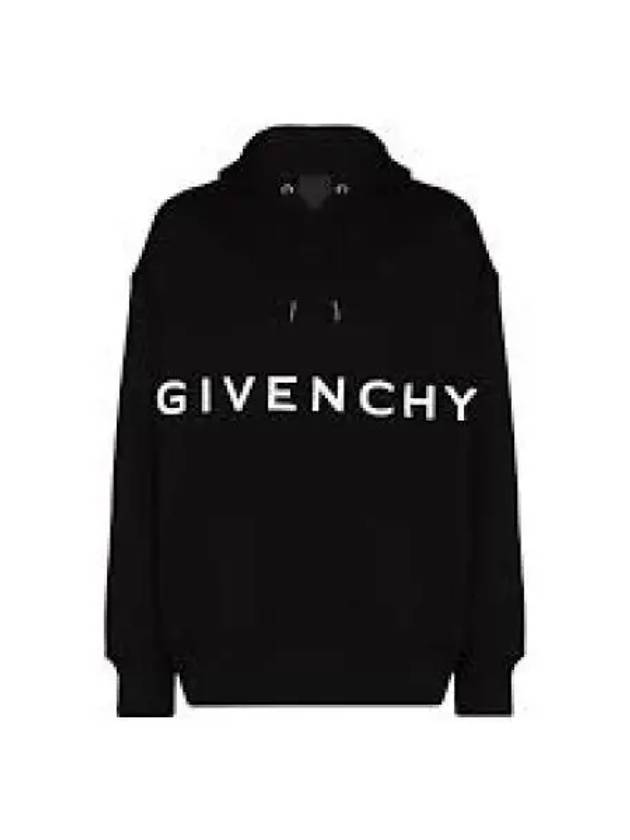 Lace Oversized Hoodie Top Black - GIVENCHY - BALAAN 2