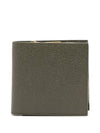 bi fold leather wallet MAW146A00198 - THOM BROWNE - BALAAN 1