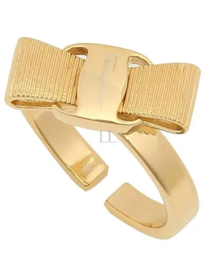 Vara Bow Polished Ring Gold - SALVATORE FERRAGAMO - BALAAN 2