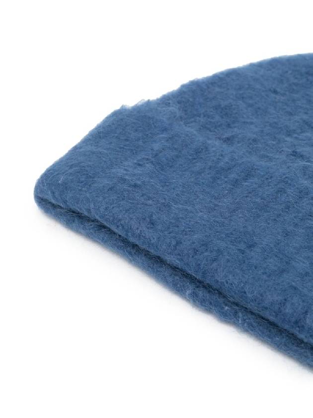 Wool Mohair Beanie Denim Blue - ACNE STUDIOS - BALAAN 3