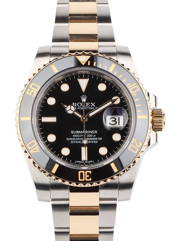 116613LN Submariner Combi Black 40MM Men s Watch Department Store Warranty 34069 - ROLEX - BALAAN 1