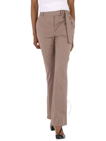 Acne Studios Ladies Mink Brown Pemilia High Waist Flare Trousers, Brand Size 38 (US Size6 ) - ACNE STUDIOS - BALAAN 1