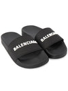 Logo Slippers Black - BALENCIAGA - BALAAN 4