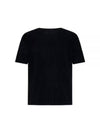 Pleated Short Sleeve T-Shirt Black - ISSEY MIYAKE - BALAAN 2