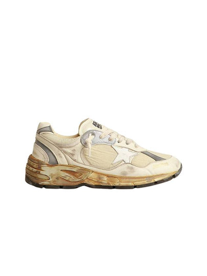 Dad Star Nappa Nylon Low Top Sneakers Beige - GOLDEN GOOSE - BALAAN 2