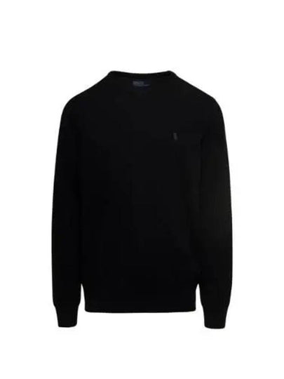 Logo Basic Pullover Knit Top Black - POLO RALPH LAUREN - BALAAN 2