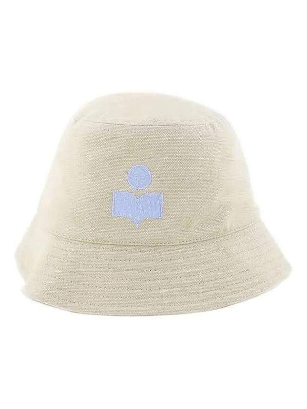 Haley Embroidered Logo Bucket Hat Ivory - ISABEL MARANT - BALAAN 2