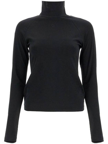 cotton high-neck top with long sleeves - FILIPPA-K - BALAAN 1