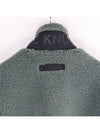 M32MS6181 210 Teddy Fleece Zip up Green - MOOSE KNUCKLES - BALAAN 7