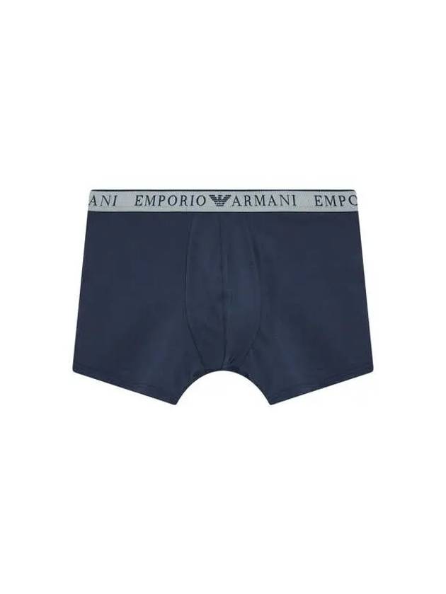 UNDERWEAR Men s Embossed Logo Band Long Drawn Marine - EMPORIO ARMANI - BALAAN 1