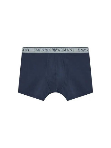 UNDERWEAR Men s Embossed Logo Band Long Drawn Marine - EMPORIO ARMANI - BALAAN 1