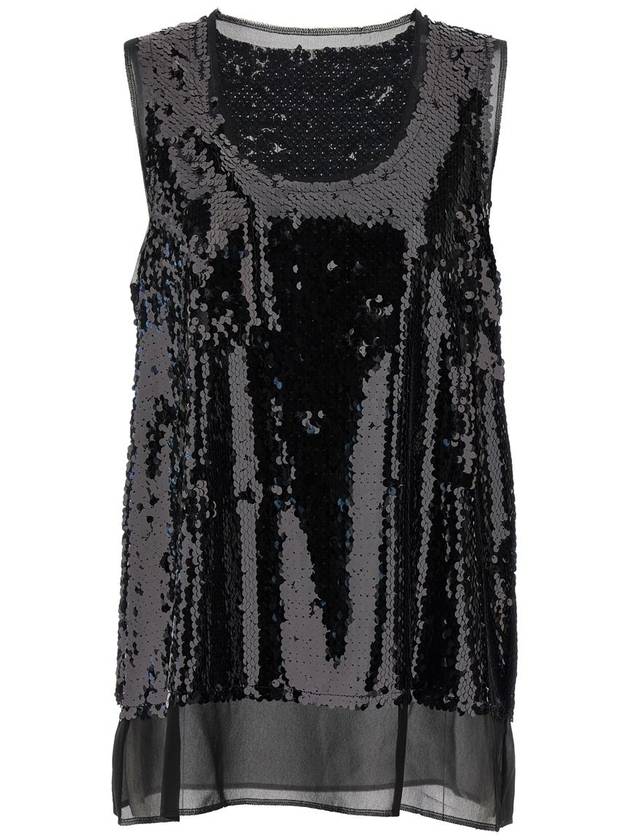 Sequin sleeveless black - COMME DES GARCONS - BALAAN 2