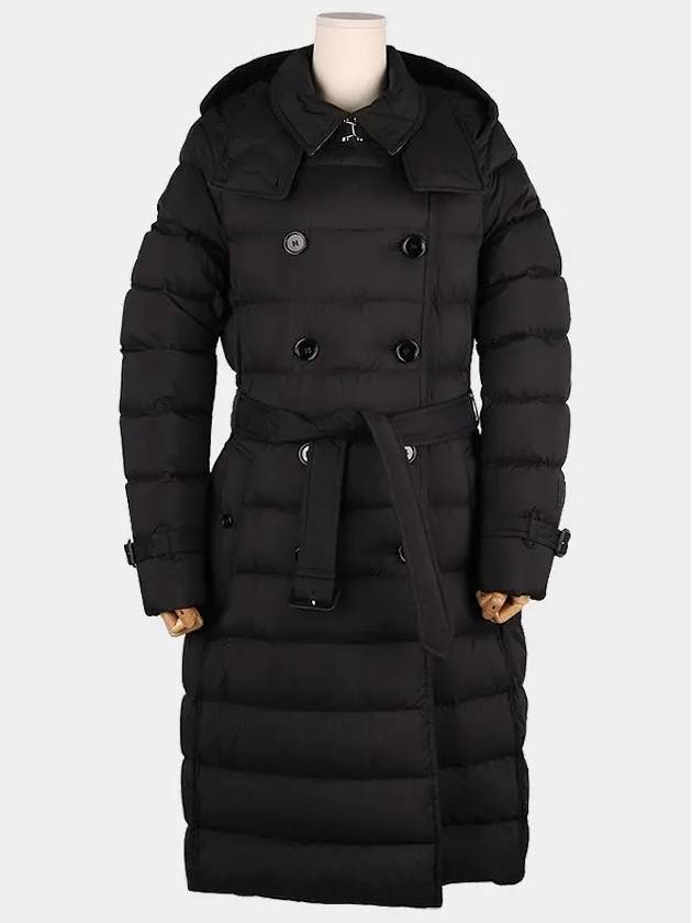 Arniston Long Down Padded Jacket Black - BURBERRY - BALAAN 3