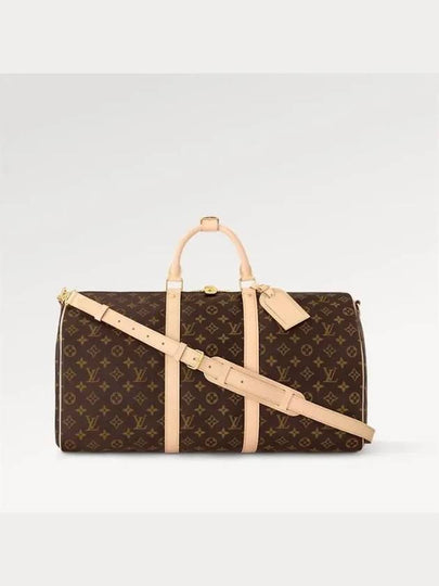 Keepall 50 Bandouliere Duffel Bag Brown - LOUIS VUITTON - BALAAN 2