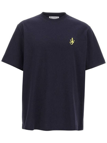 JW Anderson Anchor Embroid Tee - JW ANDERSON - BALAAN 1