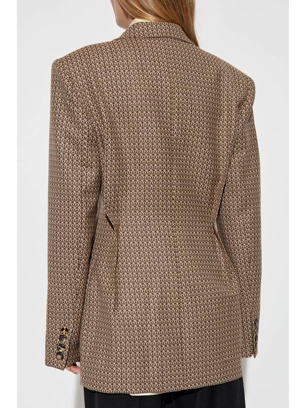 Moschino Wool Blazer, Women's, Beige - MOSCHINO - BALAAN 4