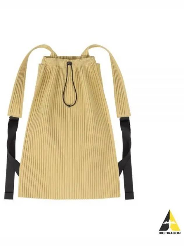 Pleated Pocket Backpack Yellow - ISSEY MIYAKE - BALAAN 2