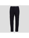 Lens Wappen Zipper Cargo Track Pants Black - CP COMPANY - BALAAN 2