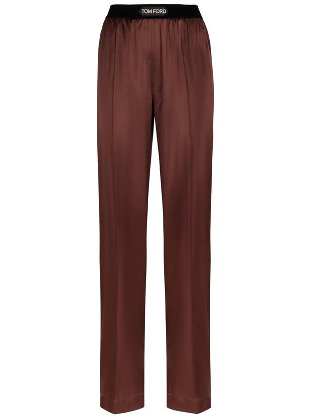 Denim Straight Pants PAW397FAX881KB750 DARK BROWN Brown - TOM FORD - BALAAN 2