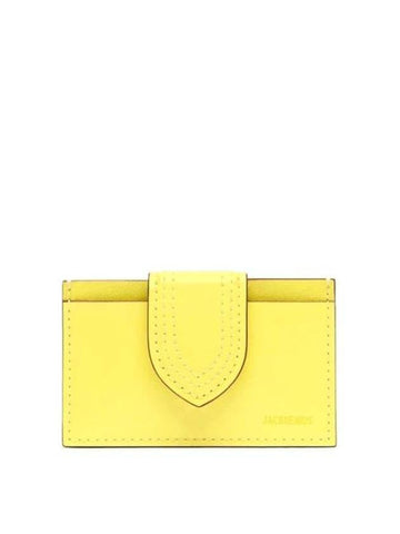 Le Porte Carte Bambino Card Wallet Yellow - JACQUEMUS - BALAAN 1