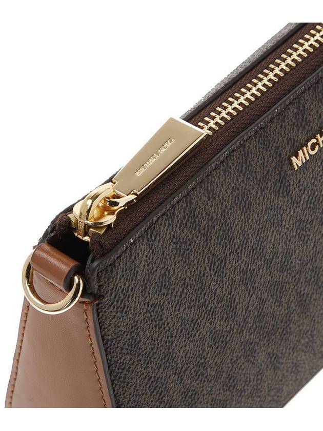 Jet Set Chain Leather Shoulder Bag Brown - MICHAEL KORS - BALAAN 10