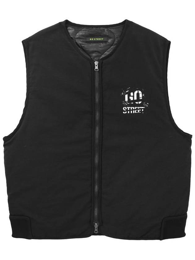 Reversible Wave Quilted Vest Black - GO STREET - BALAAN 6